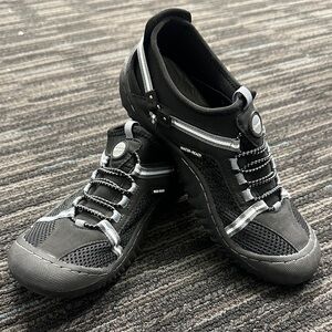 Brand new - Black Shoes with Gray Accents